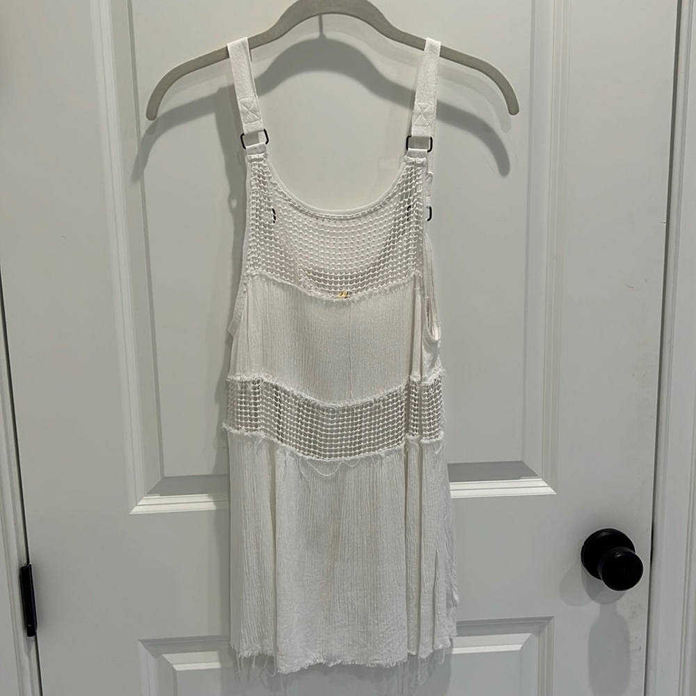 Free People top, white, size M